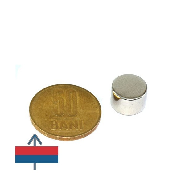 Неодимов магнит диск 12 x 0.8 мм 2