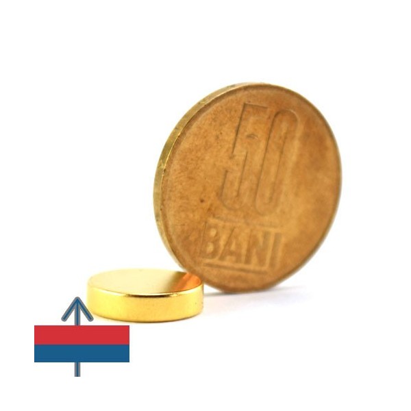 Неодимов магнит диск 12.7 x 3.175 мм 5