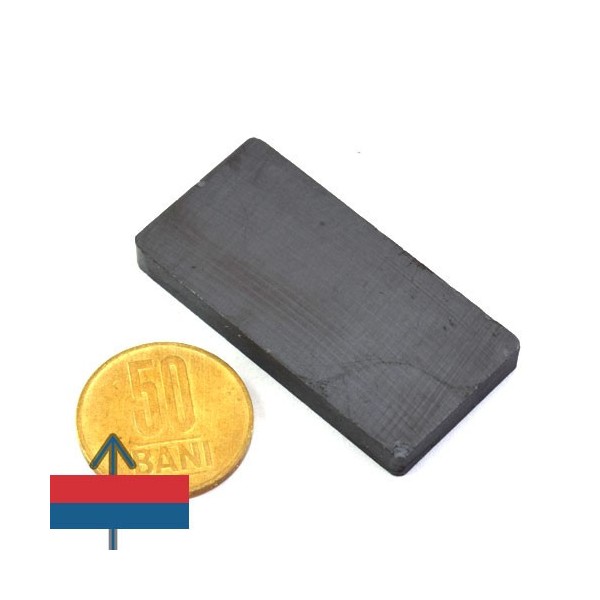 Феритен магнит блок 50 x 25 x 5.6 мм 1