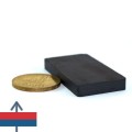 Феритен магнит блок 50 x 25 x 5.6 мм 2