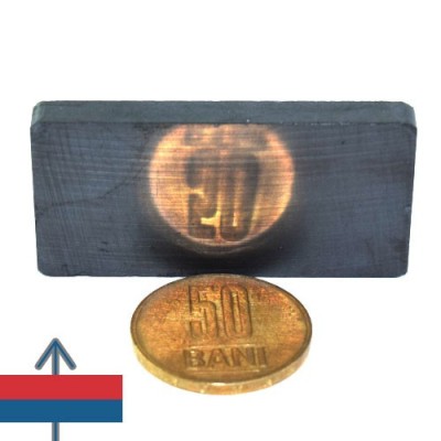Magnet ferita bloc 50 x 25 x 5.6 mm 3