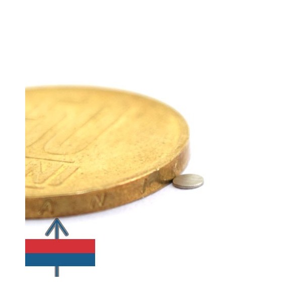 Неодимов магнит диск 2.5 x 0.3 мм 2