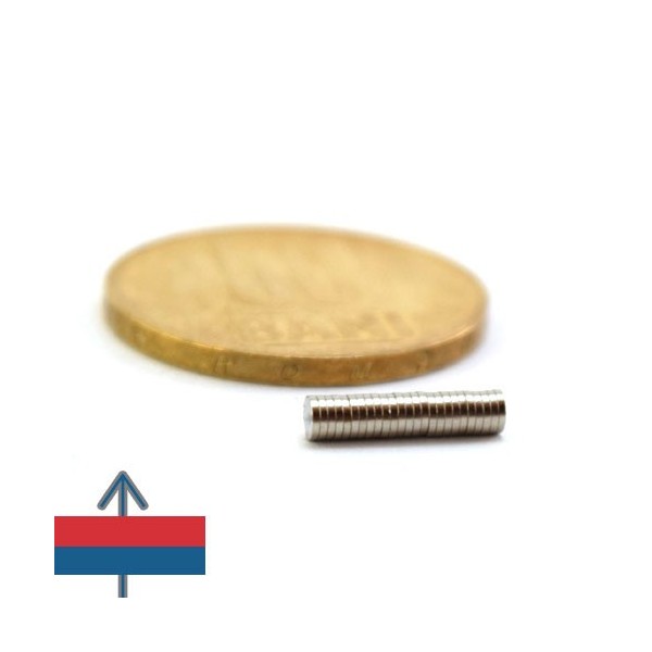 Magnet neodim disc 2.5 x 0.5 mm 5