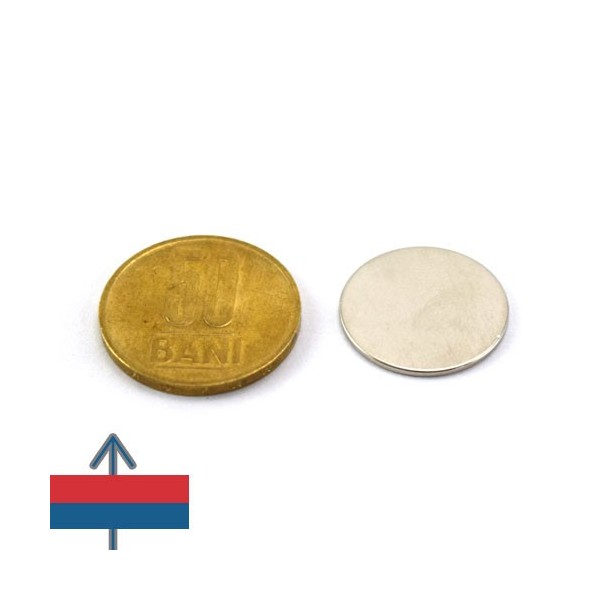 Неодимов магнит диск 20 x 0.1 мм 1