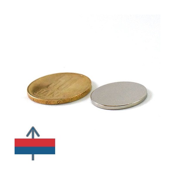 Неодимов магнит диск 20 x 1.5 мм 3