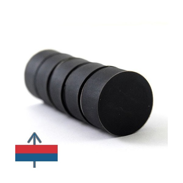 Magnet neodim disc 22 x 11.4 mm cauciucat 6