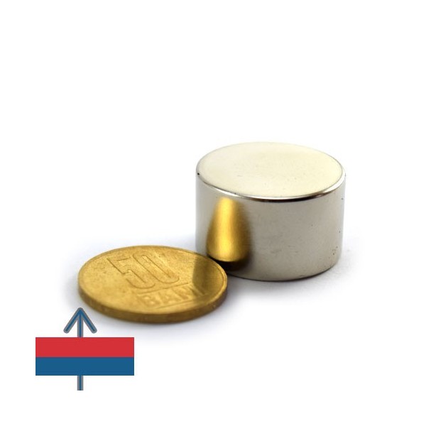 Неодимов магнит диск 25 x 15 мм 3