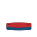 Неодимов магнит диск 35 x 0.5 мм C