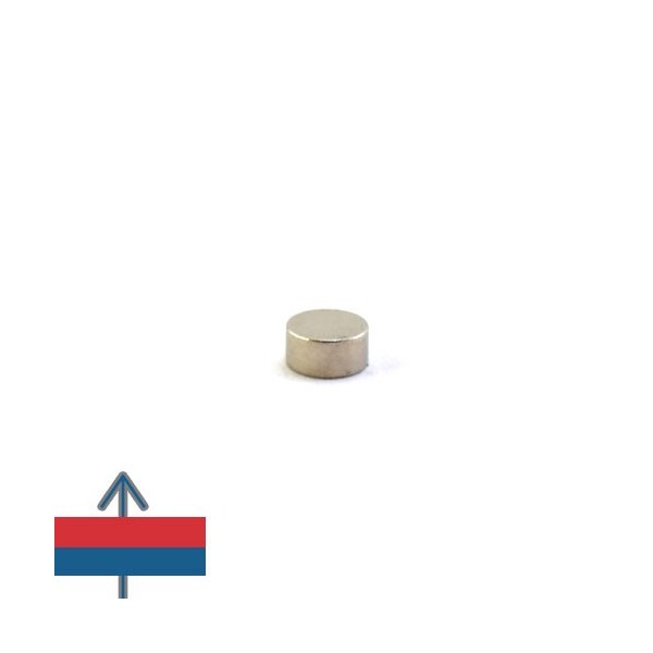 Неодимов магнит диск 4 x 0.2 мм 8