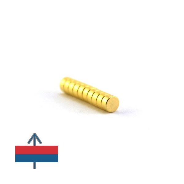 Неодимов магнит диск 4 x 0.2 мм 5