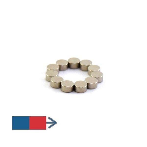 Неодимов магнит диск 4 x 0.2 мм 17