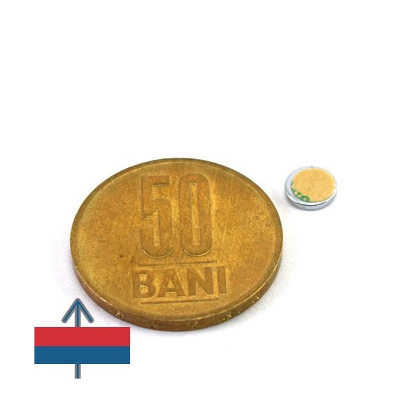 Magnet neodim disc 06 x 01 mm 8