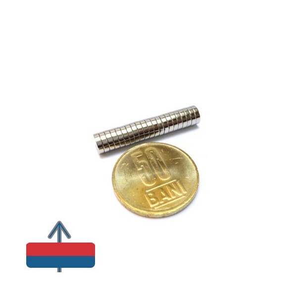 Неодимов магнит диск 6 x 1.5 мм 1