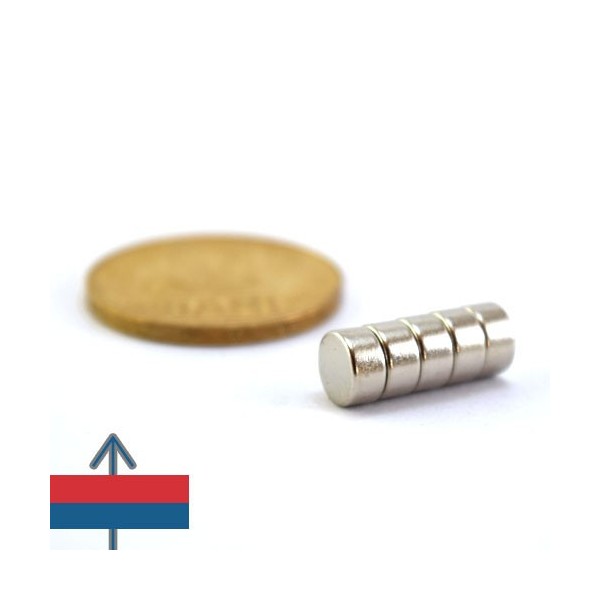 Неодимов магнит диск 6 x 0.3 мм 12