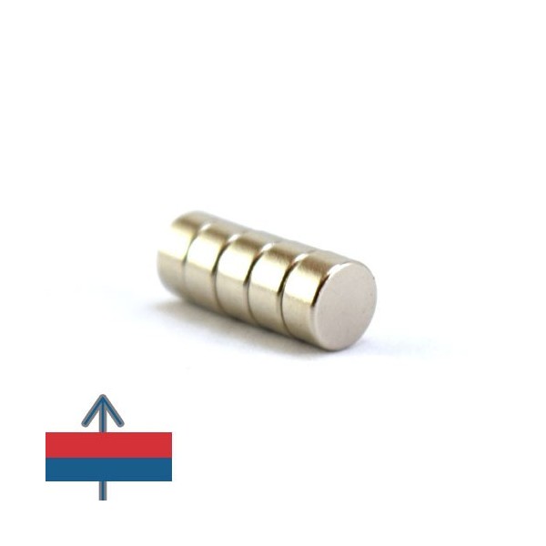 Неодимов магнит диск 6 x 0.3 мм 13