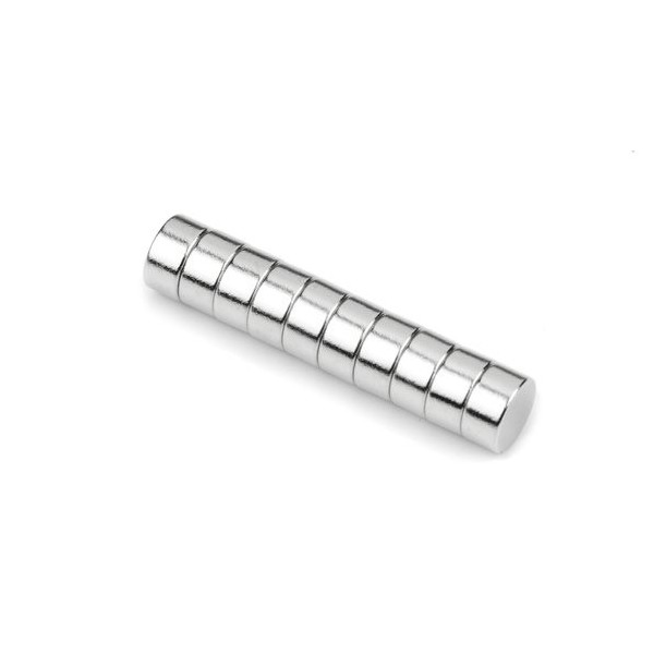 Неодимов магнит диск 6 x 0.4 мм 2