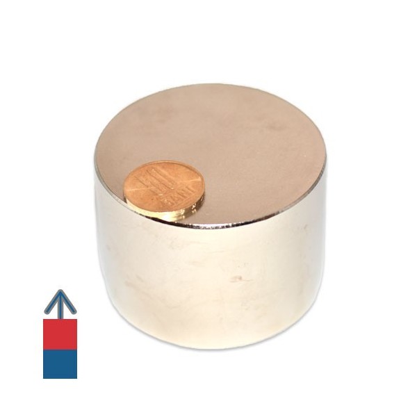 Неодимов магнит диск 70 x 50 мм 2