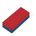 Феритен магнит блок 60 x 30 x 10 мм C