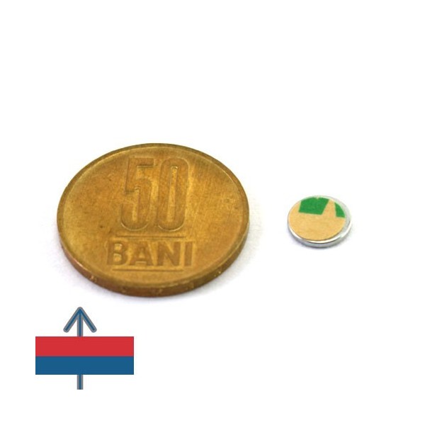 Неодимов магнит диск 8 x 1 мм 5