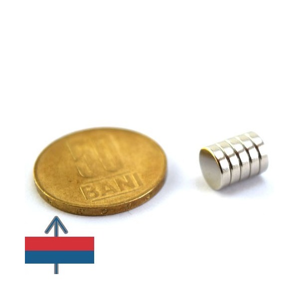 Magnet neodim disc 08 x 02 mm 6