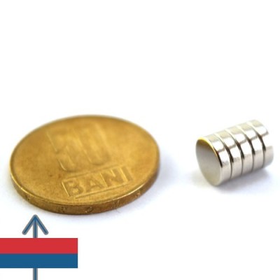 Magnet neodim disc 08 x 02 mm 6