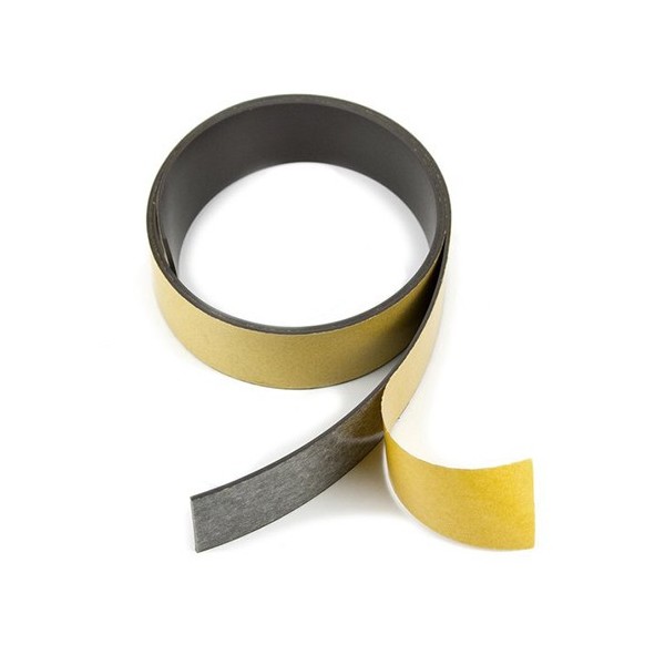 Bandă magnetică autoadezivă - lățime: 30 mm, grosime: 1,5 mm