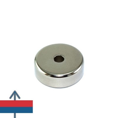 Magnet neodim inel 20 x 04 x 07 mm cu magnetizare