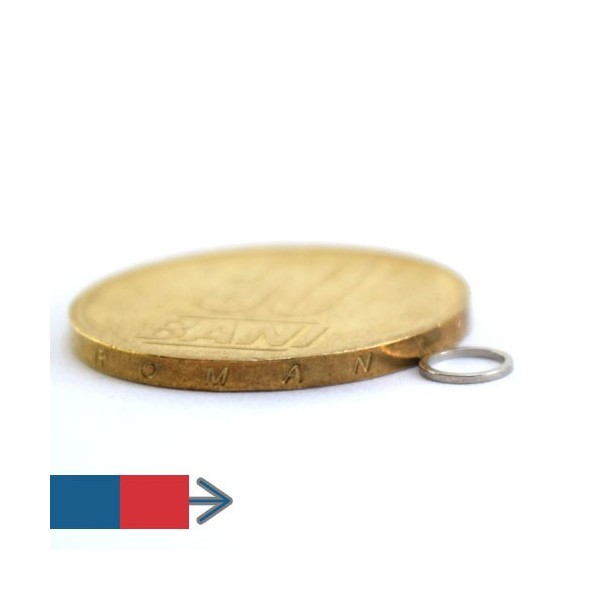 Неодимов магнит пръстен 5.3 x 4.3 x 0.5 мм 2