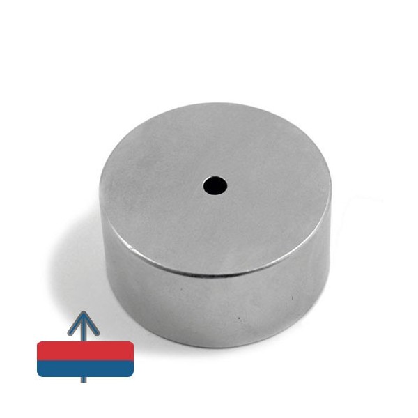 Magnet neodim inel 60 x 06 x 30 mm verso