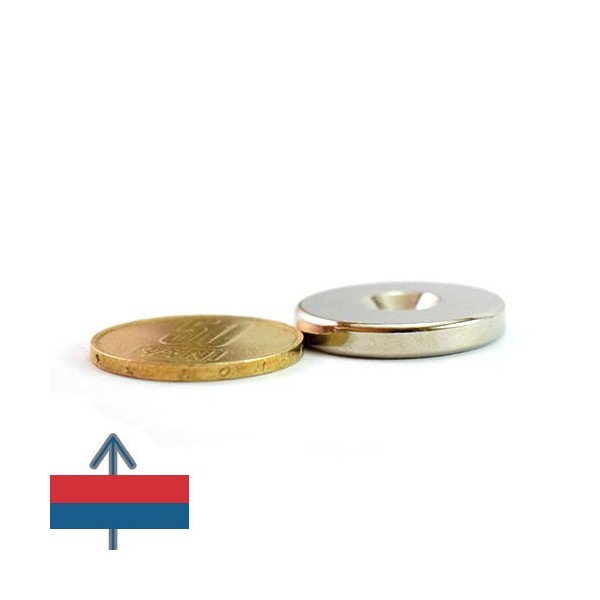 Неодимов магнит купичка D25 мм без корпус 2