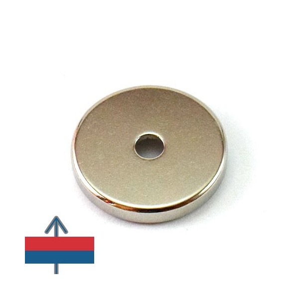 Неодимов магнит купичка D25 мм без корпус 3