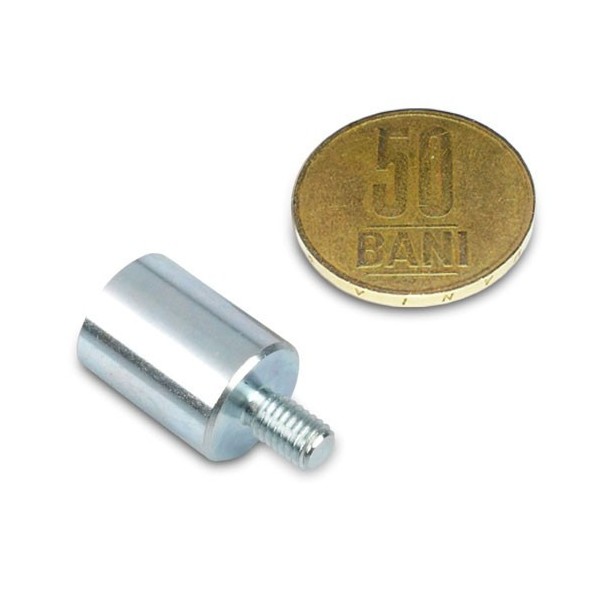 Magnet neodim oala D13 mm cu filet exterior 3