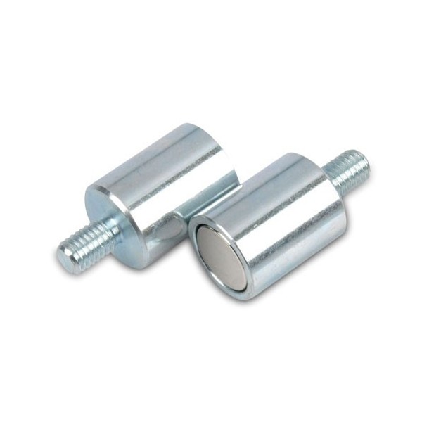 Неодимов магнит купичка D13 мм с външна резба 5