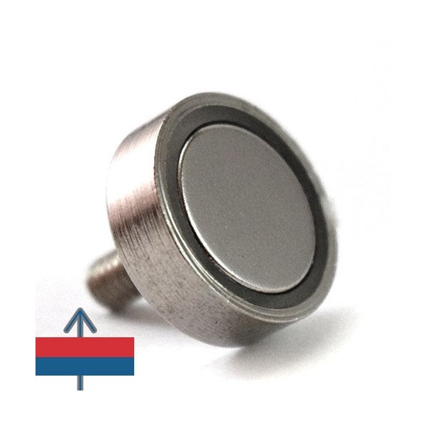 Magnet neodim oala D16 mm cu filet exterior 5