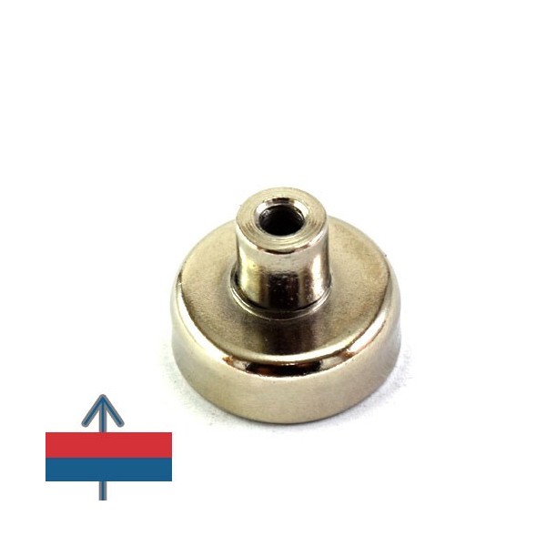 Magnet neodim oala D20 mm cu carlig 2