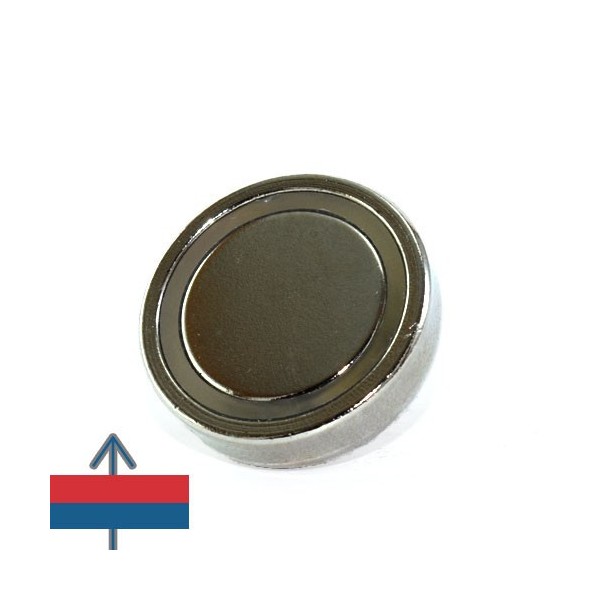 Неодимов магнит купичка с кука 25 мм 7