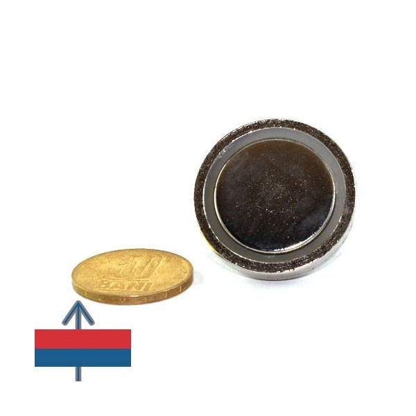 Неодимов магнит купичка D32 мм с пръстеновидна кука 8