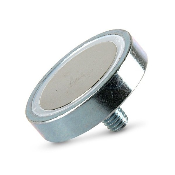 Неодимов магнит купичка 32 мм с външна резба 1