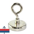 Неодимов магнит тенджера Ø42 мм с пръстеновиден кука с намагнитване