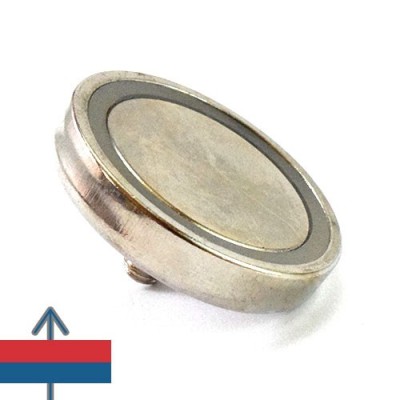Magnet neodim oala D42 mm cu filet exterior 5