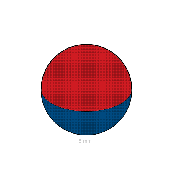 Неодимов магнит сфера 5 мм C