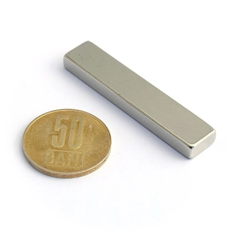 Magnet neodim bloc 50 x 10 x 5 mm - N45 orizontal