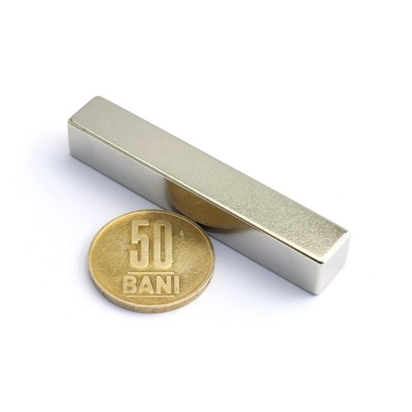 Magnet neodim bloc 50 x 10 x 10 mm - N45 orizontal