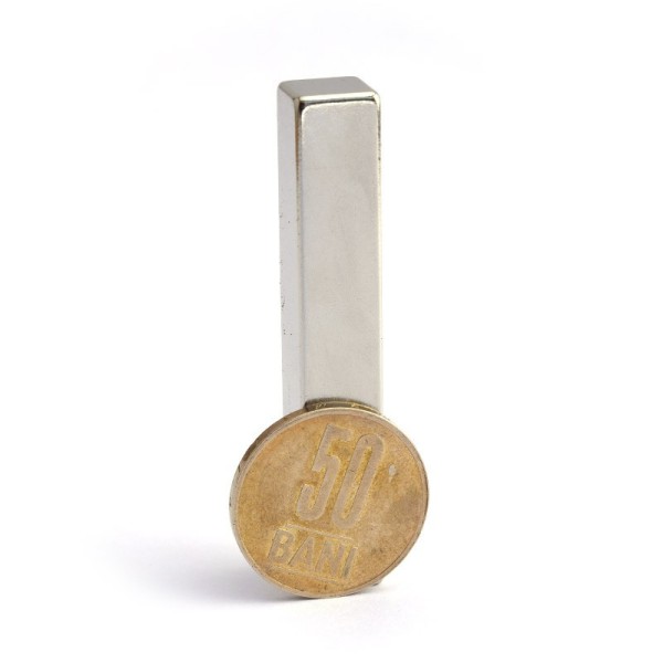 Неодимов магнит блок 60 x 10 x 10 мм - N45 вертикален