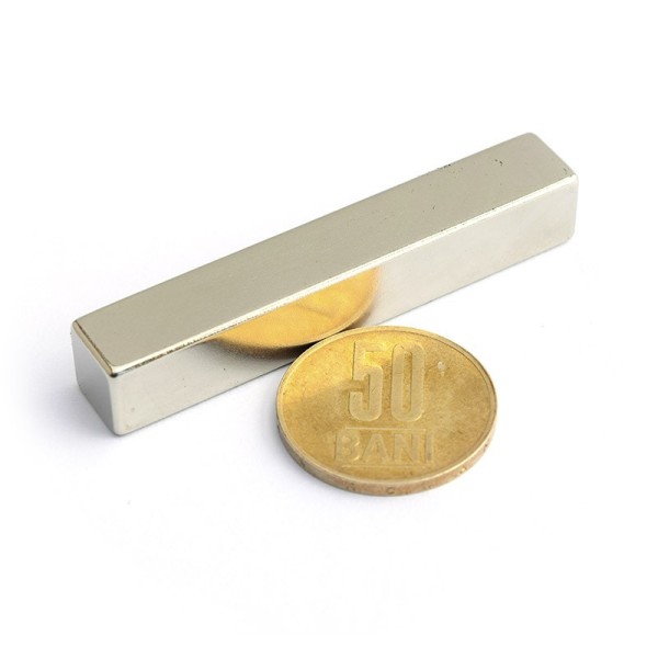 Неодимов магнит блок 60 x 10 x 10 мм - N45 хоризонтален