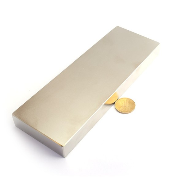 Неодимов магнит блок 200 x 70 x 20 мм - N52