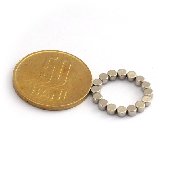 Magnet neodim disc 3 x 2 mm - N35 grup