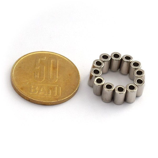 Неодимов магнит пръстен 4 x 2 x 6 мм - N42 комплект кръг