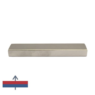 Magnet neodim bloc 100 x 20 x 10 NiCuNi N40 cu magnetizare