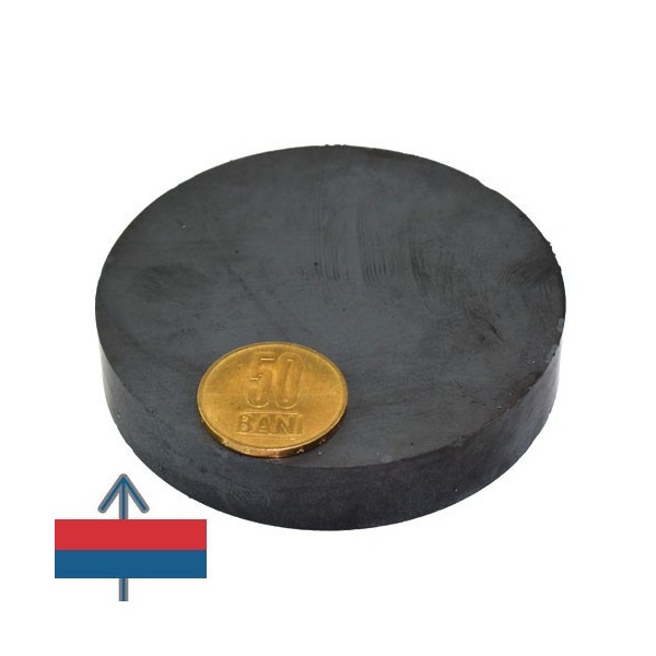 Феритен магнит диск 80 x 15 мм 3